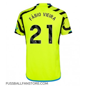 Arsenal Fabio Vieira #21 Replik Auswärtstrikot 2023-24 Kurzarm